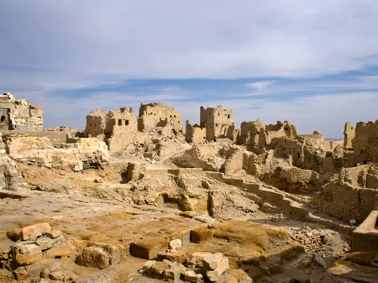 Temple of the Oracle at Siwa Oasis