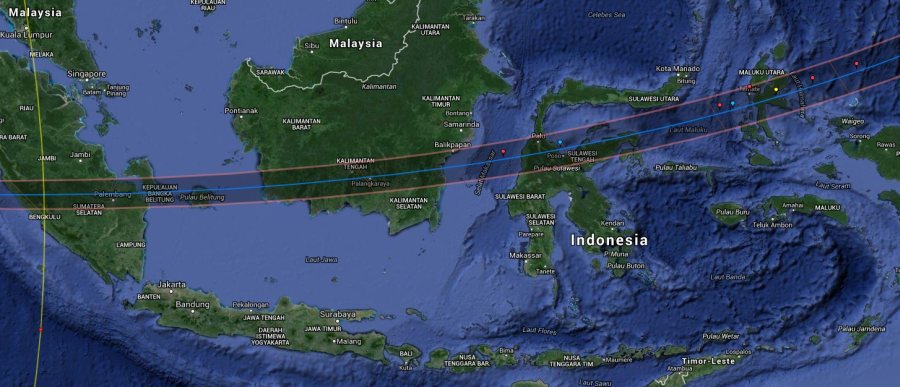 eclipse path 2016 indonesia
